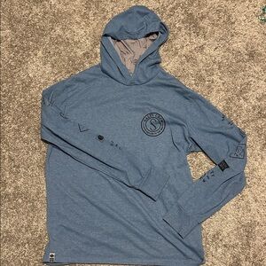 *NWOT* Salty Crew Two-Tone Hooded UVA/UVB Shirt with Built-In Gaitor